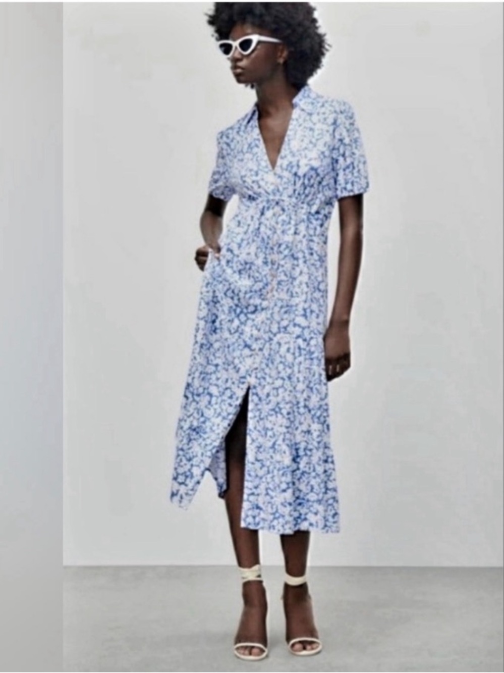 Zara Printed Midi Dress!